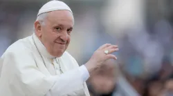 Le pape François sur la place Saint-Pierre le 18 avril 2022. Daniel Ibanez/CNA / 
