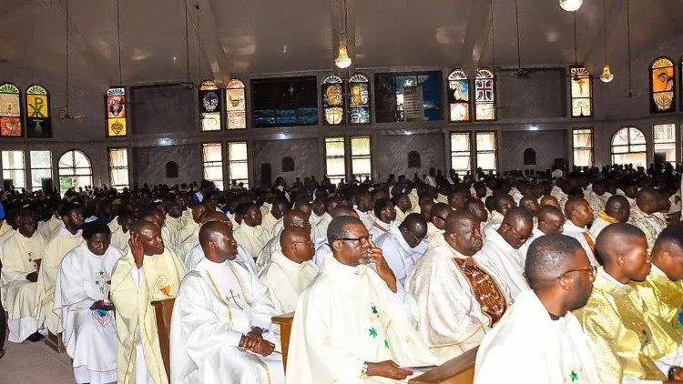 Les membres de l'Association des prêtres diocésains catholiques du Nigeria (NCDPA). Crédit : Nigeria Catholic Network