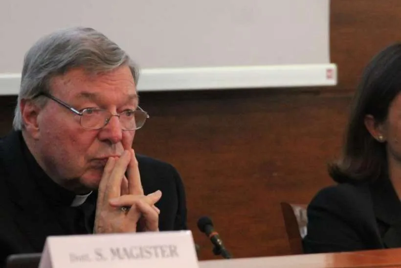 Le cardinal George Pell au Vatican, en 2014. Bohumil Petrik/CNA