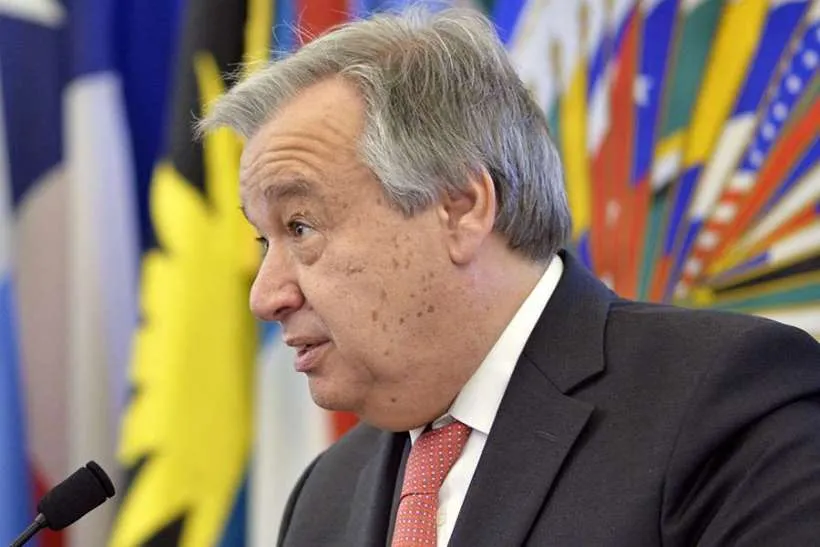 António Guterres, secrétaire général de l'ONU depuis 2017. OEA OAS via Flickr (CC BY-NC-ND 2.0).