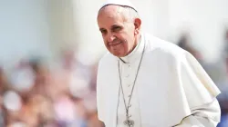 Le pape François, photographié le 17 avril 2013. Mazur/catholicnews.org.uk. / 