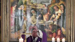 Le Pape François a célébré la messe pour les fidèles défunts, lundi 2 novembre 2020, depuis la chapelle du Cimetière teutonique du Vatican. / Vatican Media