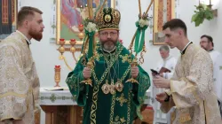 Mgr Sviatoslav Shevchuk, chef de l'Église ukrainienne gréco-catholique. Aide à l'Église en détresse. / 