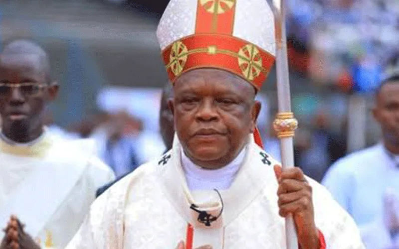 Fridolin Cardinal Ambongo, archevêque de Kinshasa en République démocratique du Congo. Domaine public