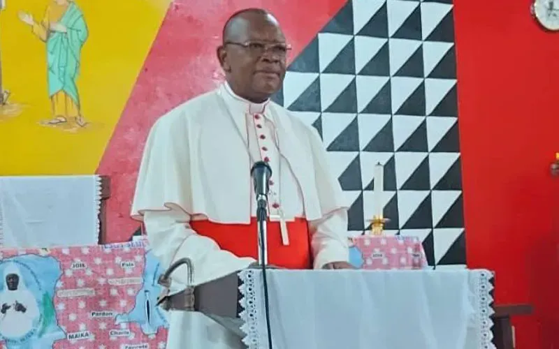Le cardinal Fridolin Ambongo de l'archidiocèse de Kinshasa en RDC. Crédit : CENCO