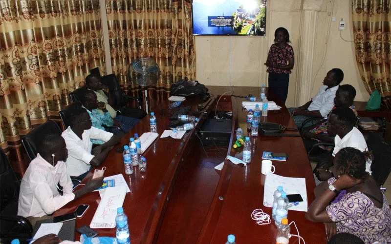Les journalistes catholiques du Soudan du Sud se forment lors d'un atelier organisé par l'Association des conférences épiscopales membres de l'Afrique de l'Est (AMECEA). ACI Afrique
