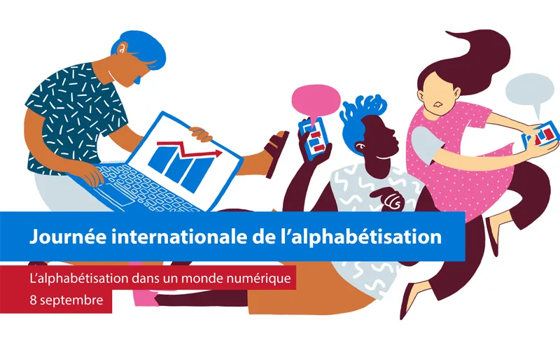 Logo Journée internationale de l'alphabétisation 2020.