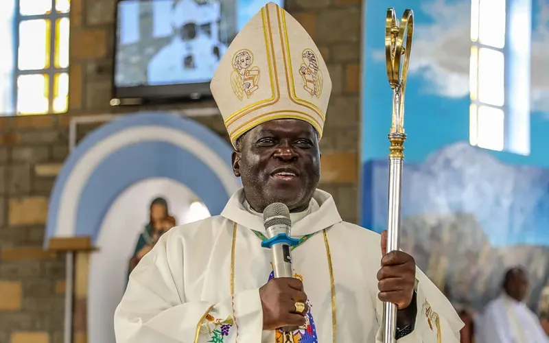 Mgr Philip Subira Anyolo, archevêque de Nairobi. Crédit : ADN