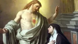 Apparition de Sainte Marguerite Marie Alacoque du Sacré-Cœur de Jésus | CC BY-SA 4.0, via Wikimedia Commons / 