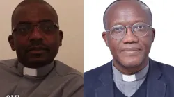 Le père Linus Ngenomesho (à gauche) nommé administrateur apostolique du Vicariat apostolique de Rundu en Namibie et le père Godefroid Manuga-Lukokisa (à droite) nommé membre de la Congrégation du Vatican pour l'évangélisation des peuples. / Domaine public