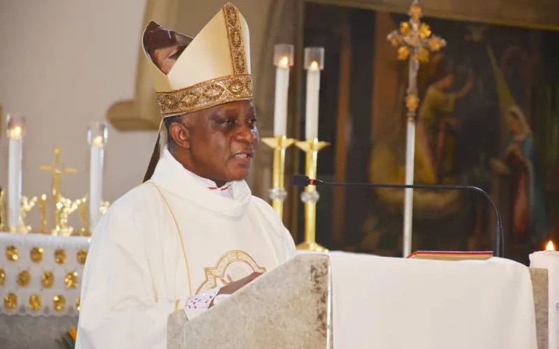 Mgr Alfred Adewale Martins, archevêque de l'archidiocèse de Lagos (Nigeria)
