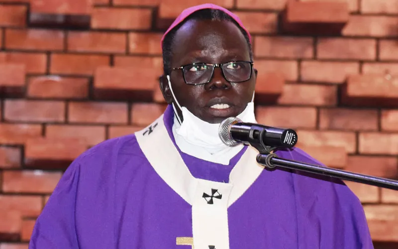 Mgr Stephen Ameyu, archevêque de l'archidiocèse de Juba, au Soudan du Sud.