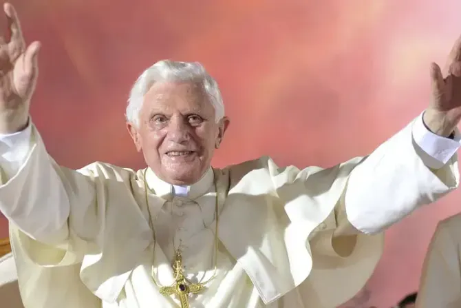 Le pape Benoît XVI. | Crédit : Vatican Media