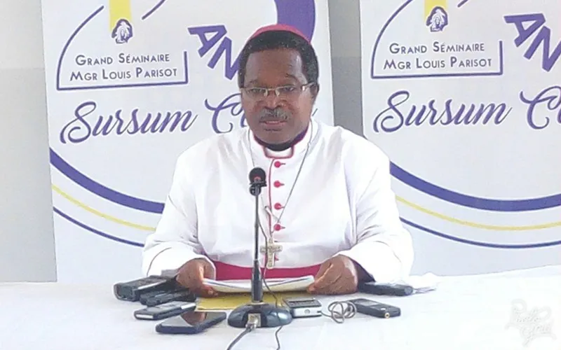 Mgr Eugène Cyrille Houndékon porte parole des membres de la Conférence épiscopale du Bénin (CEB).