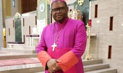 Mgr Michael Miabesue Bibi, évêque du diocèse de Buea au Cameroun. Crédit : Vatican Media / 