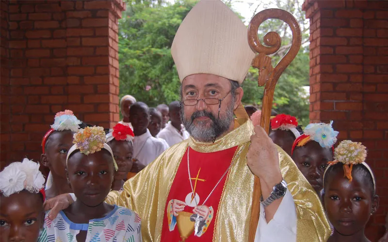 Mgr Juan José Aguirre Muñoz, évêque du diocèse de Bangassou en RCA. Aide à l'Église en détresse (AED)