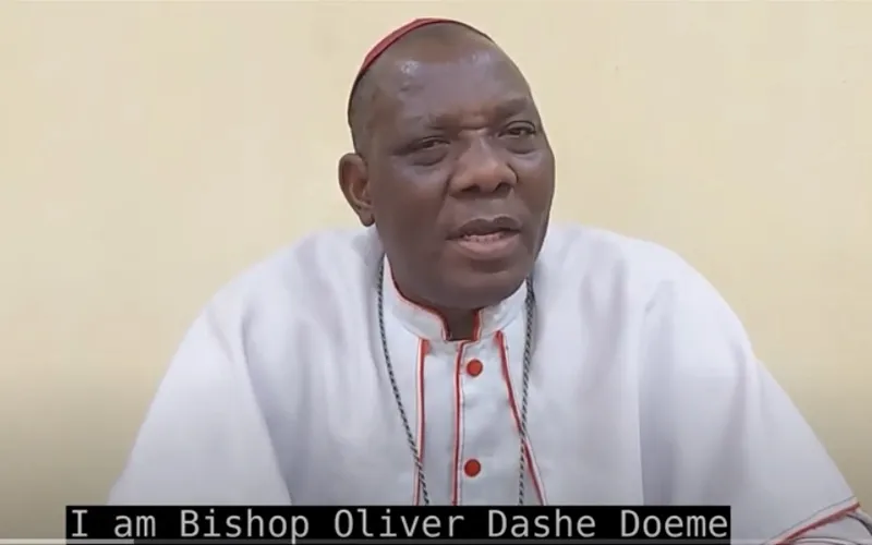 Mgr Oliver Dashe Doeme, évêque du diocèse de Maiduguri au Nigeria. Crédit : Aide à l'Église en détresse (AED)