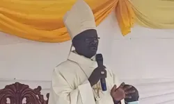 Mgr Alex Lodiong Sakor Eyobo, évêque du diocèse de Yei au Soudan du Sud. / 