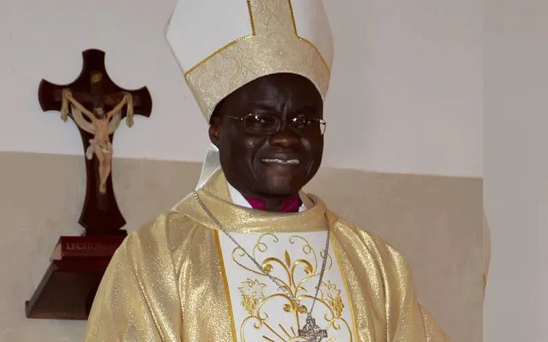 Mgr Gabriel Mendy, évêque du diocèse de Banjul, en Gambie.