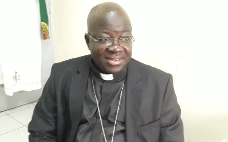 Le père Matthew Remijio Adam Gbitiku, nommé évêque du diocèse de Wau au Soudan du Sud par le pape François, le 18 novembre 2020.