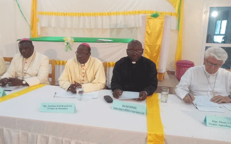 Les évêques du Tchad lors de la présentation officielle de leur message de Noël à Ndjamena, le 13 décembre 2019. Domaine Public