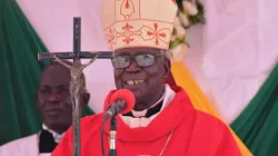 Mgr Erkolano Ladu Tombe, évêque du diocèse de Yei, au Soudan du Sud. / 