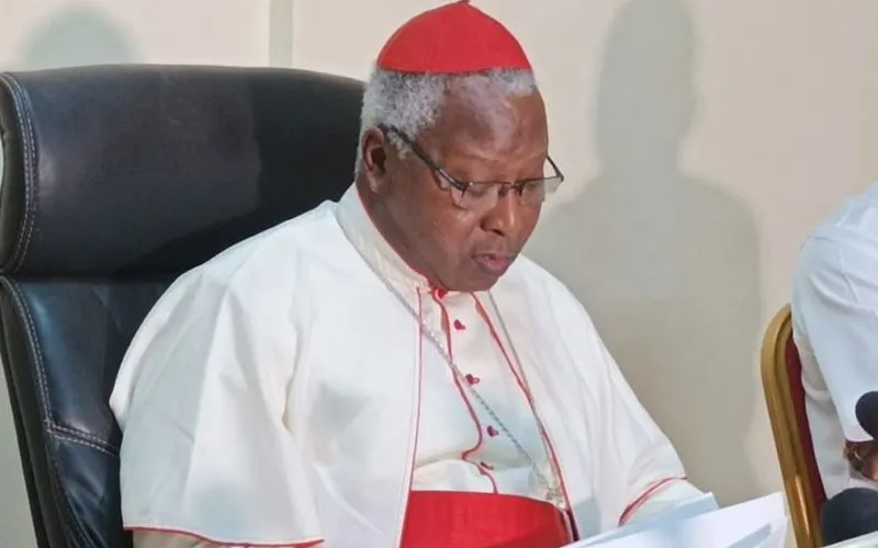Le Cardinal Philippe Ouédraogo de l'archidiocèse de Ouagadougou au Burkina Faso. / 