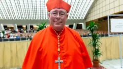 Le cardinal Jean-Claude Hollerich, rapporteur général de la 16e Assemblée générale annuelle du Synode des évêques. | Daniel Ibáñez/CNA / 