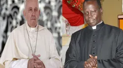 Le 12 décembre 2019, le pape François (à gauche) a nommé l'évêque Stephen Ameyu du diocèse de Torit (à droite) comme nouvel archevêque de Juba au Sud-Soudan / Domaine public