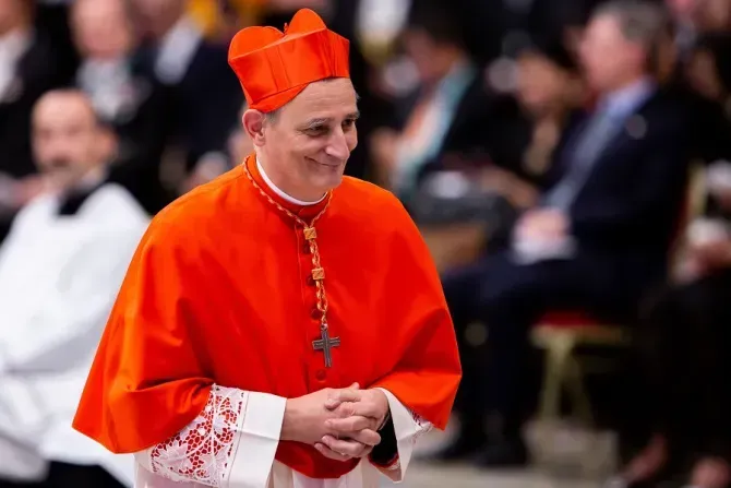 Le cardinal Matteo Maria Zuppi, archevêque de Bologne, a été fait cardinal lors du consistoire du 5 octobre 2019. | Daniel Ibanez/CNA.