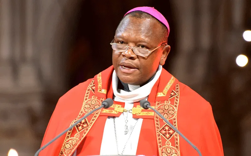 Fridolin  Cardinal Ambongo Besungu, archevêque de Kinshasa en République démocratique du Congo Domaine public
