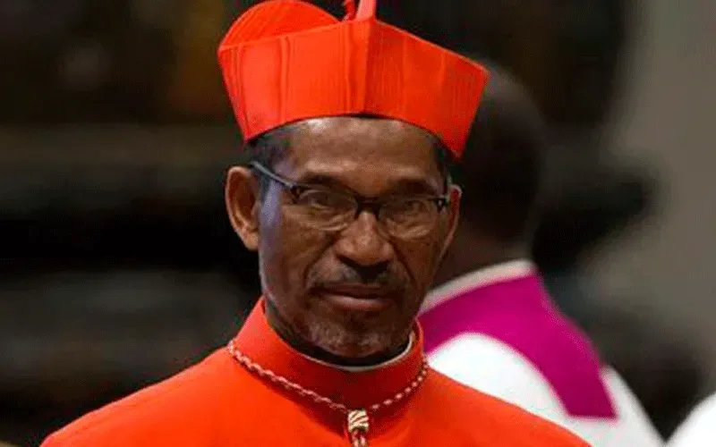 Le cardinal Arlindo Furtado, évêque du diocèse de Santiago, Cap-Vert.