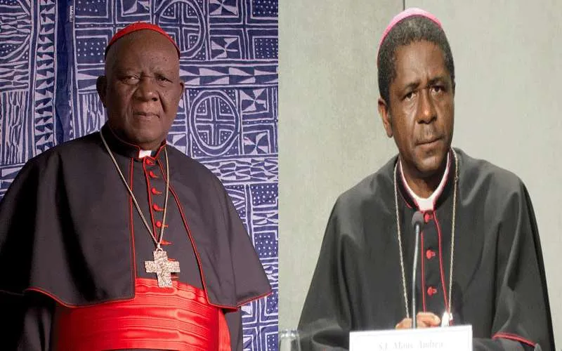 Le Cardinal Christian Tumi (à gauche) et Mgr Andrew Nkea Fuanya (à droite) travaillent à apporter la paix dans les régions troublées du nord-ouest et du sud-ouest du Cameroun. - Domaine Public