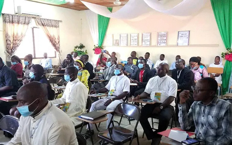 Les participants au troisième forum national des communicateurs catholiques du Cameroun. Archidiocèse de Garoua/Page Facebook