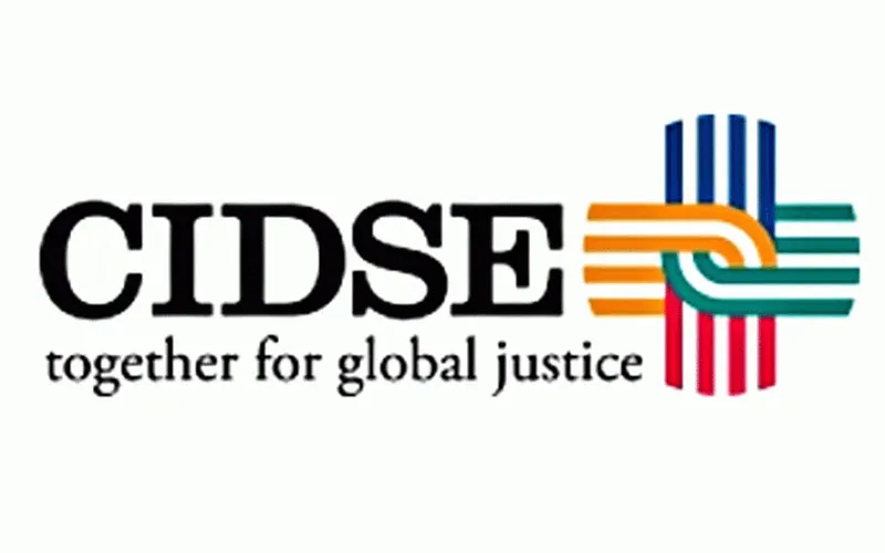 Logo de la CIDSE, l'organisation qui chapeaute les agences catholiques de développement d'Europe et d'Amérique du Nord CIDSE