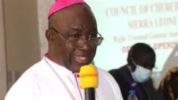 Mgr Edward Tamba Charles, archevêque de l'archidiocèse catholique de Freetown, en Sierra Leone. Crédit : P. Peter Konteh / 