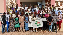 Les jeunes qui représenteront le Burkina Faso lors des Journées Mondiales de la Jeunesse (JMJ) de 2023 à Lisbonne, au Portugal. Crédit : P. Valéry Sakougri / 