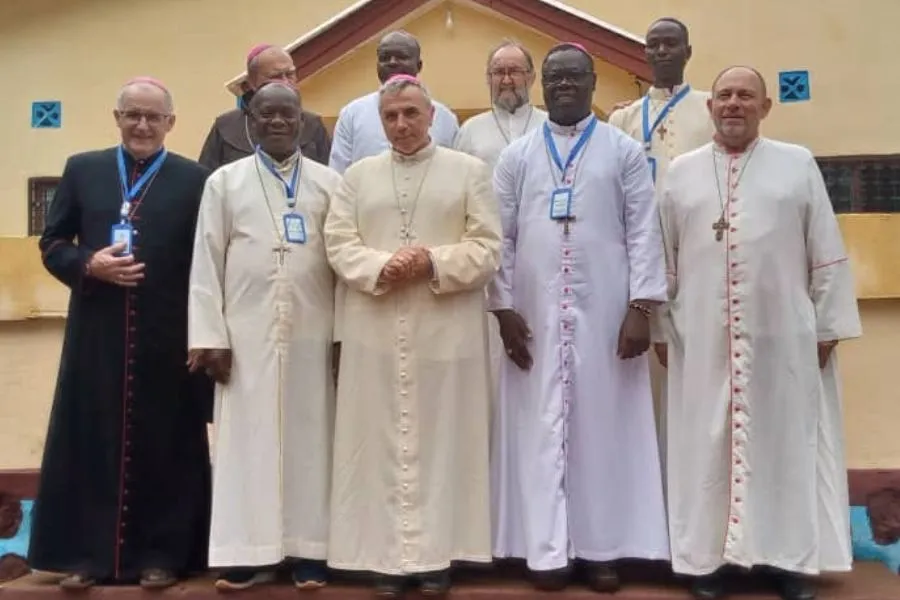Les membres de la Conférence épiscopale centrafricaine (CECA). Crédit : Médias Catholiques Rca Centrafrique