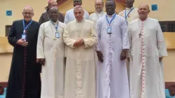 Les membres de la Conférence épiscopale centrafricaine (CECA). Crédit : Médias Catholiques Rca Centrafrique / 