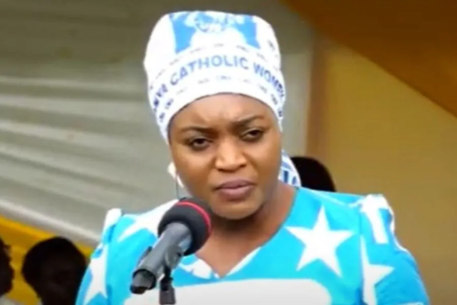 Capture d'écran de CS Susan Nakhumicha du ministère de la Santé du Kenya lors de la bénédiction et de l'ouverture de l'hôpital de la mission St. John dans le diocèse catholique de Kitale. Crédit : Capuchin TV