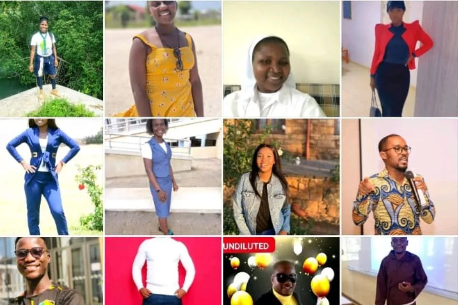 Une partie des membres du Synod Digital Youth Faith Influencers (ASDYFI). Il s'agit d'un groupe de plus de 200 jeunes issus de 50 pays africains qui cherchent à évangéliser leurs pairs sur les plateformes de médias sociaux. Crédit : ASDYFI