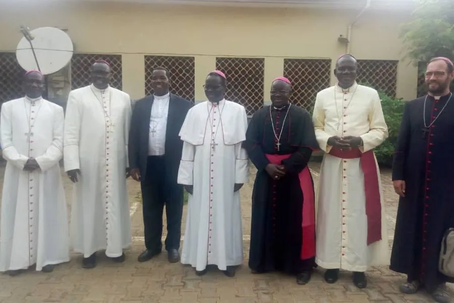 Les membres de la Conférence des évêques catholiques du Soudan (SCBC). Crédit : ACI Afrique