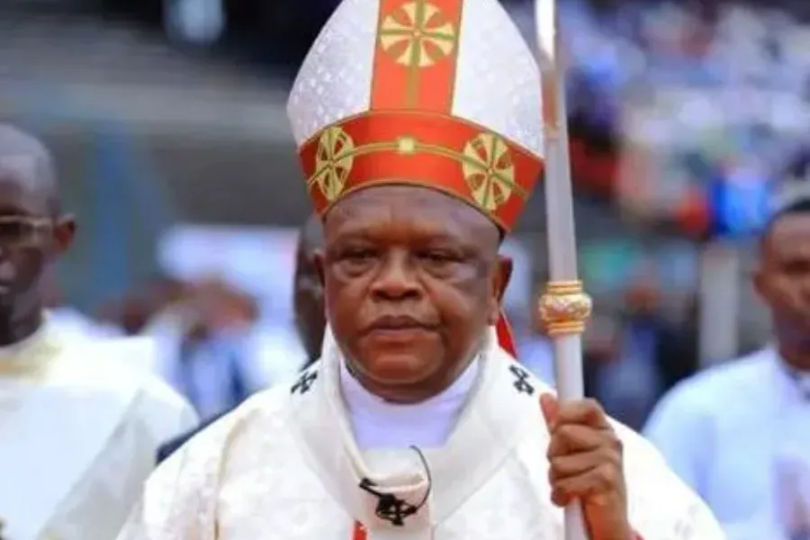 Le cardinal Fridolin Ambongo de l'archidiocèse de Kinshasa en RD Congo. Crédit : CENCO / 