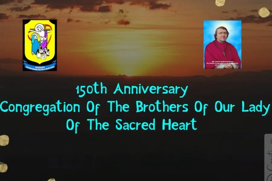 Affiche annonçant le 150e anniversaire de la Congrégation des Frères de Notre-Dame du Sacré-Cœur au Kenya. Crédit : Diocèse de Lodwar