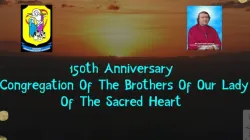 Affiche annonçant le 150e anniversaire de la Congrégation des Frères de Notre-Dame du Sacré-Cœur au Kenya. Crédit : Diocèse de Lodwar / 