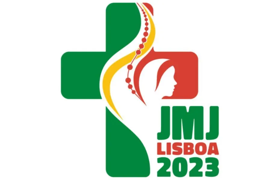 Le logo officiel des Journées mondiales de la jeunesse de Lisbonne. Avec l'aimable autorisation de Beatriz Roque Antunez. / 
