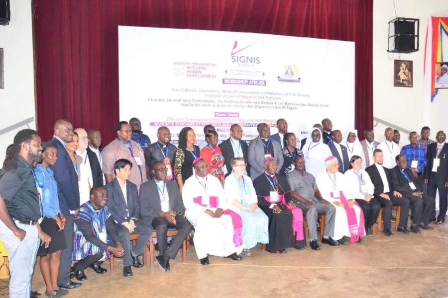 Participants à la formation que la région africaine de l'Association Catholique Mondiale pour la Communication, SIGNIS Afrique, a organisée à Kampala, en Ouganda. Crédit : Sœur Adelaide Felicitas Ndilu