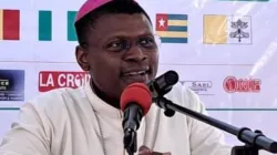 Mgr Bernard de Clairvaux Toha Wontacien du diocèse de Djougou au Bénin. Crédit : Charles Ayetan/ACI Afrique / 