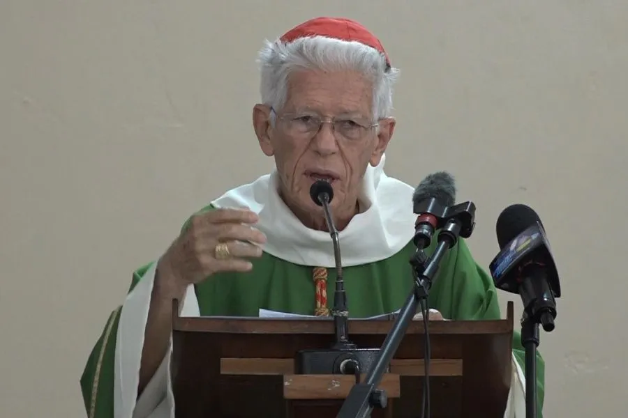 Maurice Cardinal Piat, évêque émérite de Port-Louis à l'île Maurice. Crédit : Diocèse de Port Louis