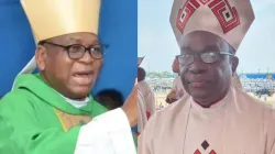 Le cardinal John Onaiyekan (à gauche) et l'évêque Matthew Hassan Kukah (à droite) figurent sur la liste des 100 icônes de la paix les plus remarquables d'Afrique. Crédit : Diocèse d'Oyo/Diocèse de Sokoto / 